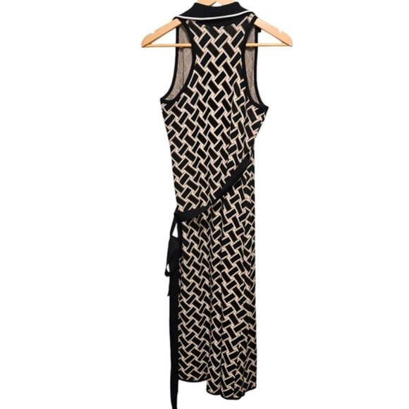 Diane Von Furstenberg x Target Collared Vintage Weave Sweaterknit Wrap Dress S. - Picture 10 of 16